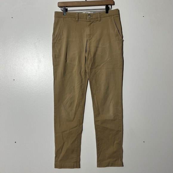 Lacoste Other - Lacoste Slim Fit Chino Pants Mens 32 Tan Khaki Cotton Twill Trousers